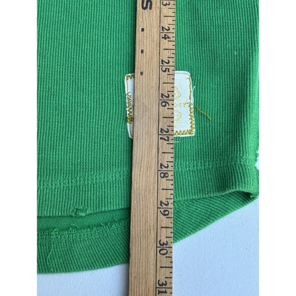 Hartford Whalers Lace-Up Jersey Sweater Green Large Retro Sport Reebok Throwback - Picture 6 of 8